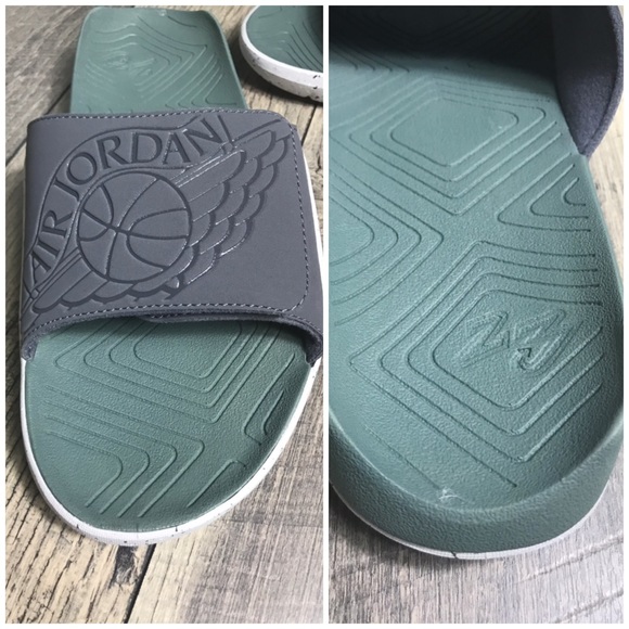 NWT Nike Jordan Hydro 7 Wolf Grey M AUTHENTIC - Picture 8 of 8